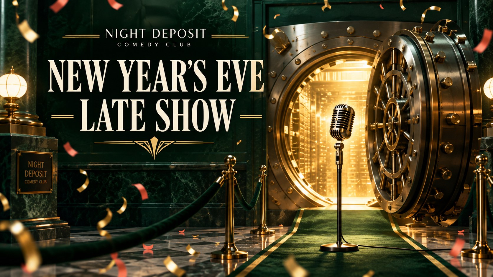 Late Deposit: New Year's Eve (21+)